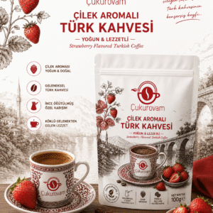 Çilek Aromalı Türk Kahvesi 100 gr
