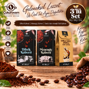 Çukurovam Kahve Menengiç Dibek Kahvesi Seti 1250 g